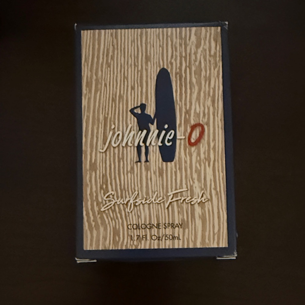 johnnie-O Surfside Fresh Cologne Spray with Blue and Tan Design